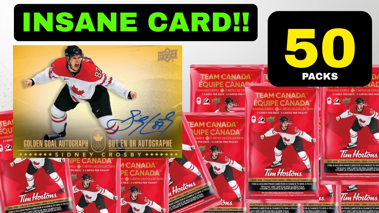 ПОСЛЕДНИЙ ВОЛШЕБНЫЙ НАБОР! 50 НАБОРОВ ХОККЕЙНЫХ КАРТОЧЕК ТИМА ХОРТОНА ИЗ ОлимпИДИ 2025-2026 ГОДОВ!!
