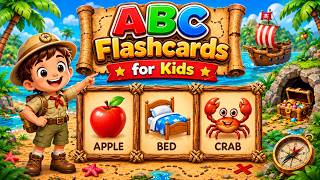 ABC Flashcards for Kids Learn Alphabet Words from A to Z Toddler Learning Flashcards