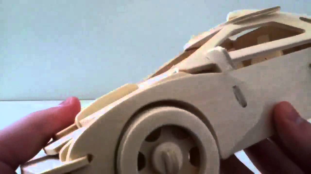 "F40 GT" Woodcraft Construction Kit Review - YouTube