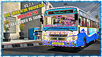 How to fix mod lag issue? detailed video || Bus simulator indonesia