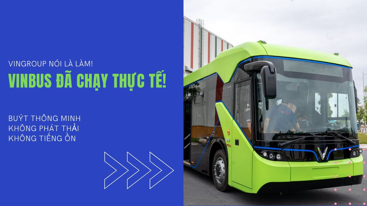 Xe buýt điện thông minh của VinFast chính thức lăn bánh tại TPHCM