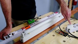 camuflaje Engaño Aceptado Cambiar tubo fluorescente por led - Bricomania - YouTube