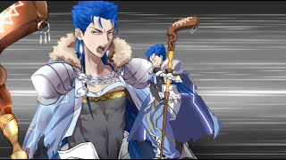 Fategrand Order 60Fps 4K 3 Cú Chulainn Caster Animationskillnp Old Demonstration