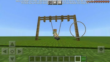 Working swing mcpe / bedrock no mod