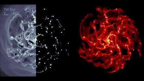 Gas-rich galaxy simulation - no cosmic rays