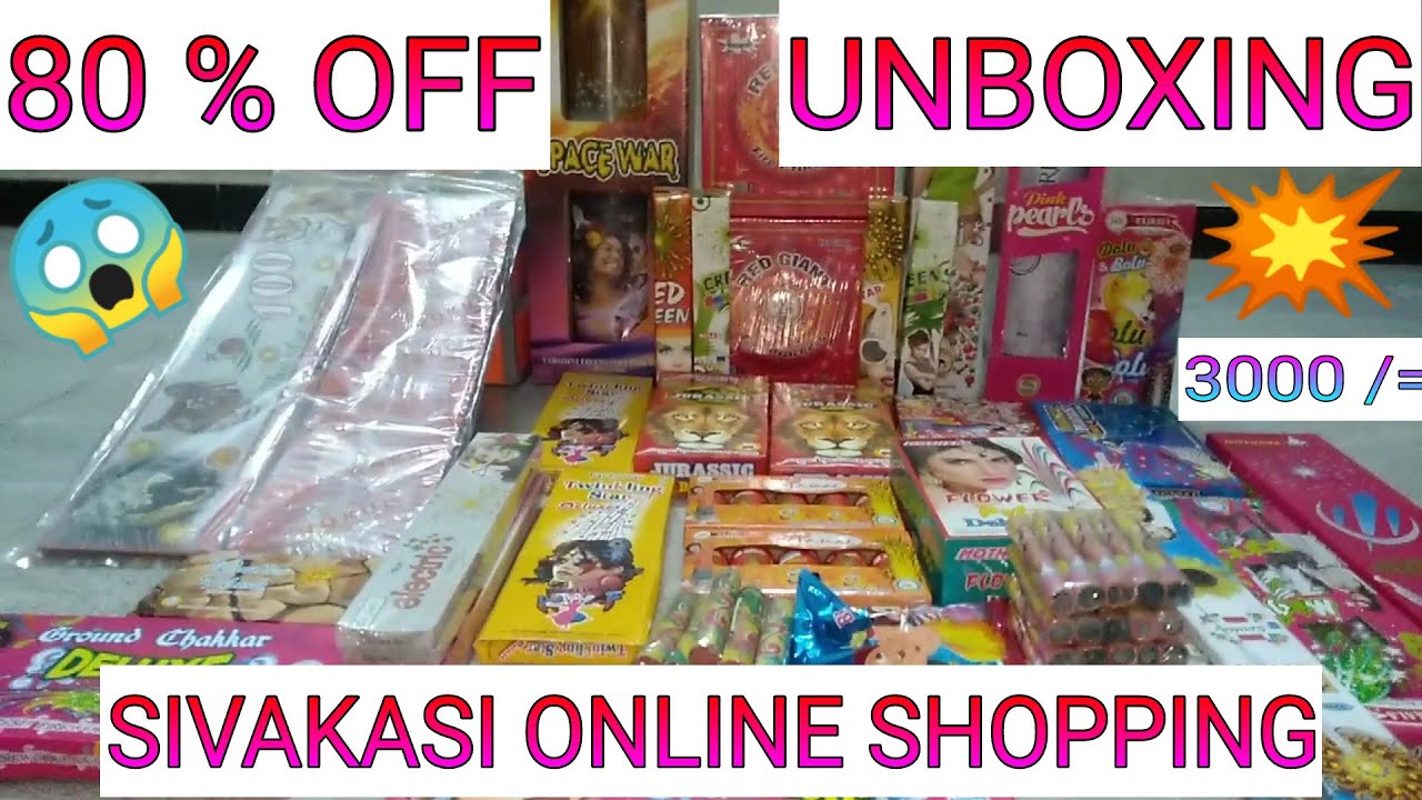 Diwali crackers Unboxing 2020 Tamil Review Sivakasi Sivan
