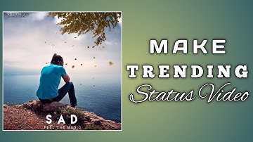 How To Make Trending TreeFall Status Video in KineMaster || Kinemaster Tutorial