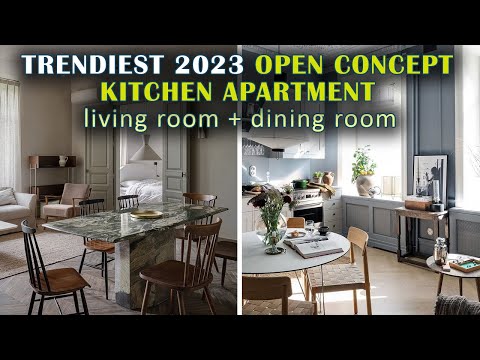 BEST 10 Open Kitchen With Living Room | Open Kitchen Interior Design | Home Decor Ideas