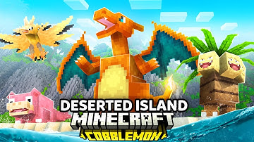 I Spent 100 Days on DESERTED Cobblemon Island VS. my Rival! (Duos Cobblemon)