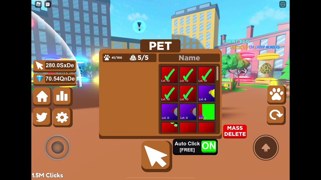 Pet clicking simulator SECRET ISLAND!!! YouTube