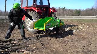 Rębak Do Gałęzi Xr-70 Do Ciągników C330, C360, T25, Mf Itd. Ziko