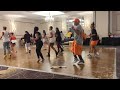 Talented behavior line dance