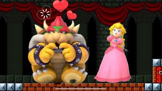 Princess Parched In Clay Vs. Princess Peach With King Koopa Bowser