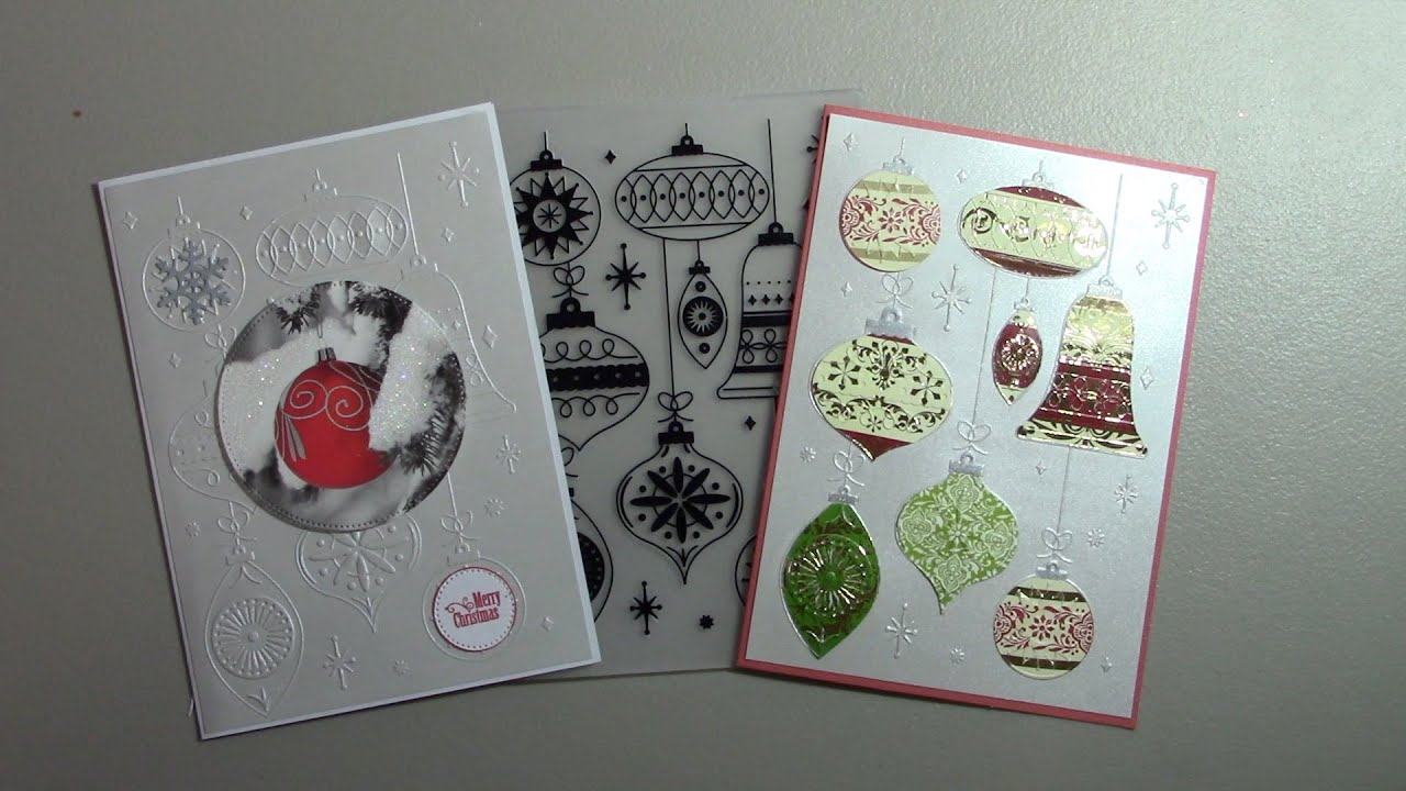 CraftyRia Creates Embossed Recycled Christmas Card (#41)