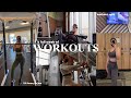 WEEK OF WORKOUTS: lift heavy w/me + my workout split!
