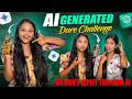 AI Generated dare challenge 😱 #keerthikaburlu #aichallenges #darechallange #trendingvlogs #aivlogs 