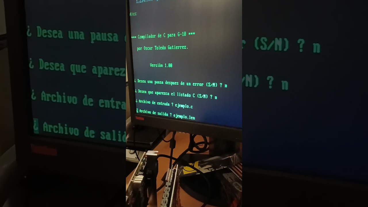 Proyecto con transputer parte 5. Ejecutando mi sistema operativo básico de 1995 