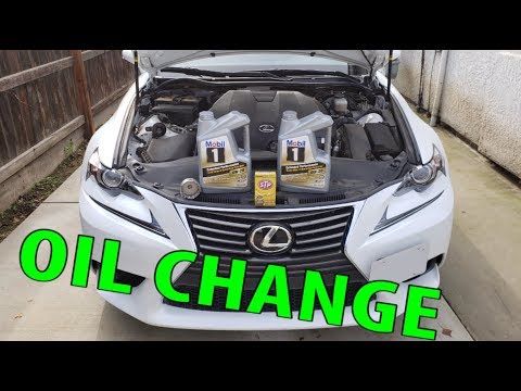 2015 IS250 Oil Change -  Don&rsquo;t pay $400 at the stealership!