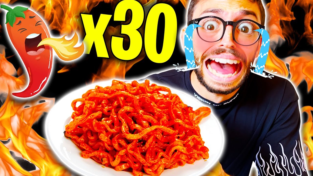 (mai più!) MANGIO I NOODLES PIÙ PICCANTI DEL MONDO! *Quasi Vomitavo*