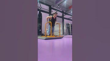 Random workout video with cool old bg music 😂 #fitness #workout #gym