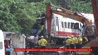 Kebanyakan Mangsa Mati Tersepit Akibat Kereta Api Tergelincir