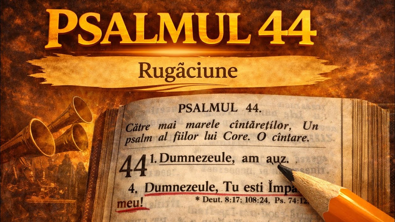 Psalmul 44 – Rugăciunea credinciosului care trece prin probleme