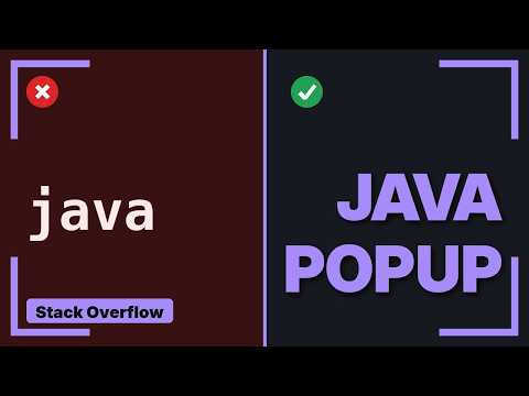 Trigger a popup in Windows from Java