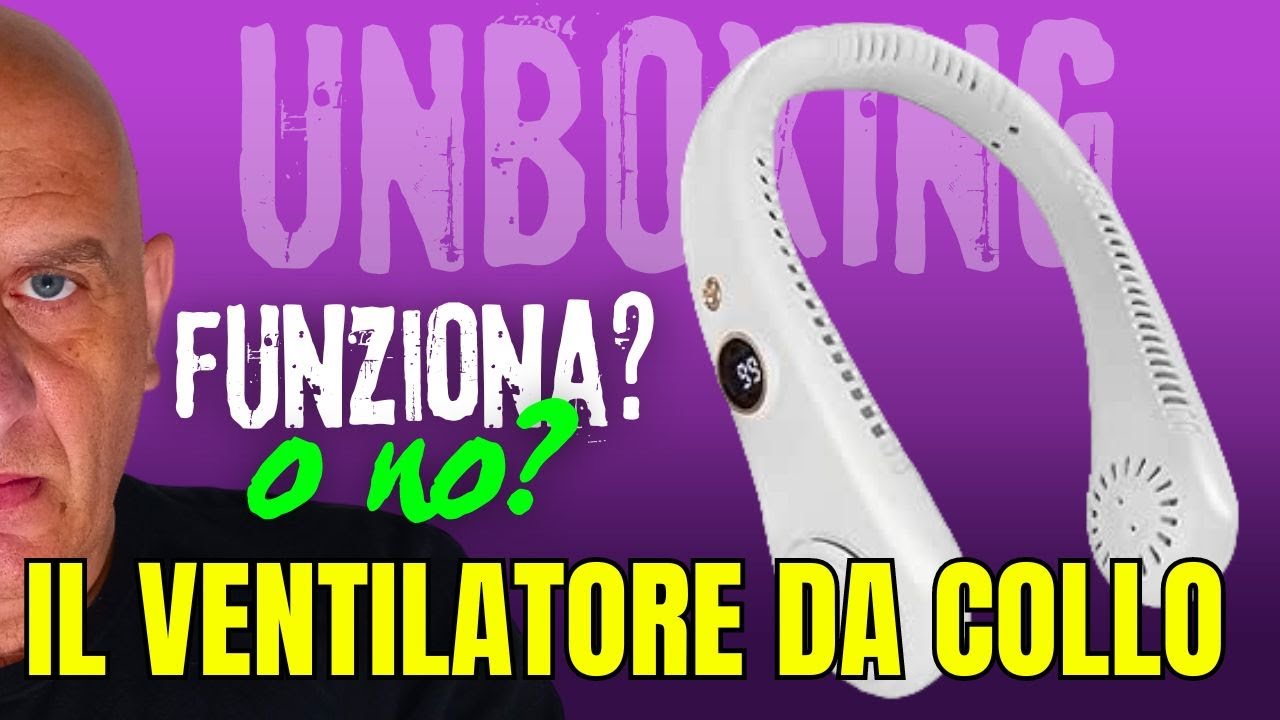Ventilatore Portatile CUQOO Senza Lame, Ricaricabile, Da