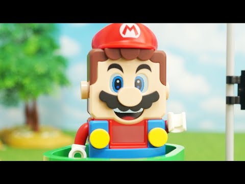 Super Mario Toy! LEGO Super Mario Starter Course | レゴ　スーパーマリオ  | スターターセットでstop motion anime!