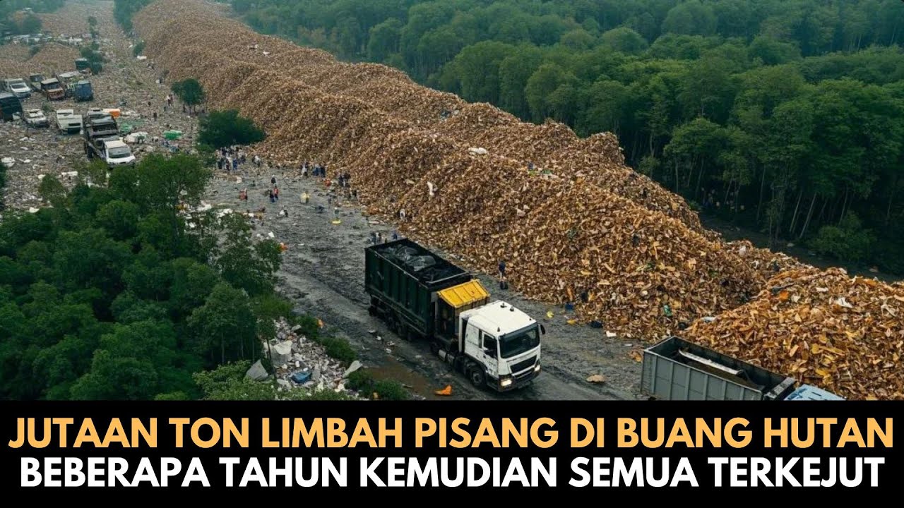 Jutaan Ton Limbah Pisang Di Buang Hutan, Beberapa Tahun Kemudian Semua Terkejut