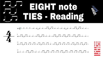 TIED Notes: EIGHTS | RHYTHM READING Exercises To improve Your Skills!