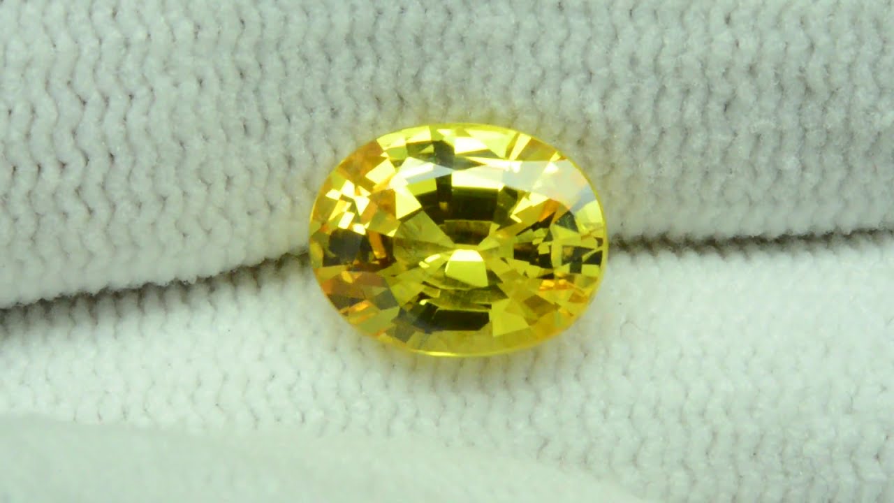 Yellow Sapphire 2.08 carats 