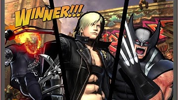 ULTIMATE MARVEL VS. CAPCOM 3 Ghost Rider,Wolverine,Dante Gameplay Request