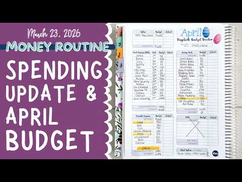 Money Routine | April Paycheck Budget + Spending Update