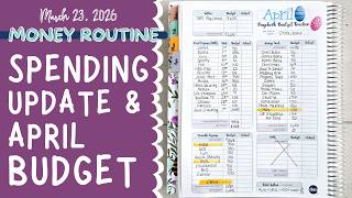 MONEY ROUTINE | April Paycheck Budget + Spending Update