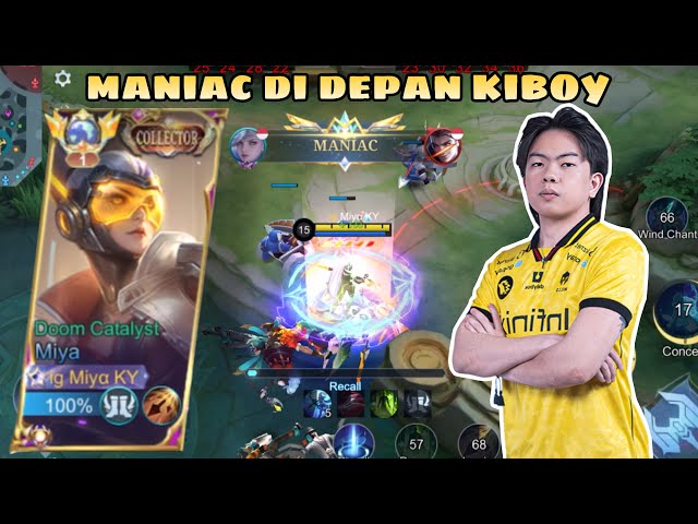 REASKI ONIC KIBOY MELIHAT TOP 1 GLOBAL MIYA‼️- MOBILE LEGENDS class=