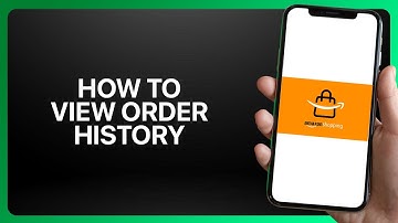 How To View Order History In Amazon Shopping App 2025! Tutorial
