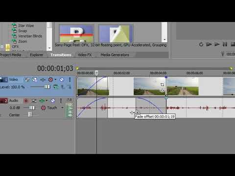 Tutorial Sony Vegas Ver Pro11 || Transitions & Crossfade