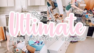 ULTIMATE CLEAN, DECLUTTER AND ORGANIZE // EXTREME CLEANING MOTIVATION