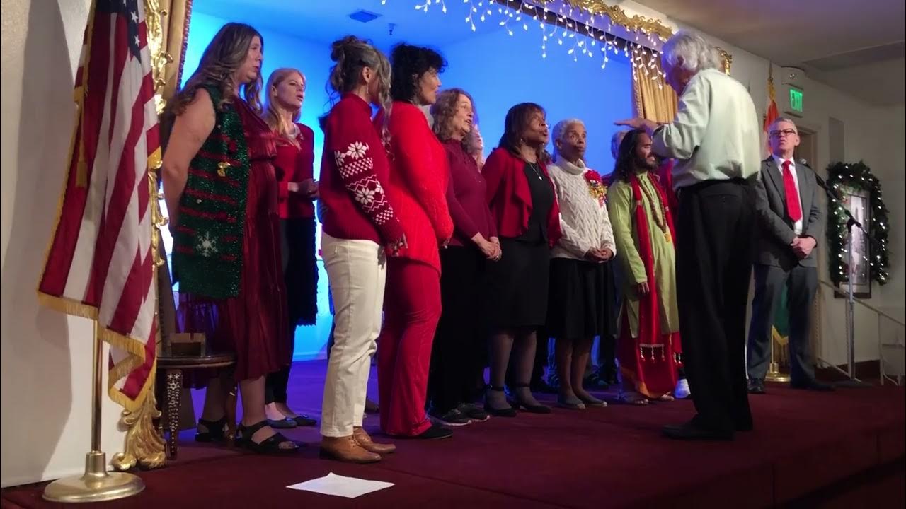 SRF Hollywood Temple Choir Performing 'Silent Night' at the Temple's