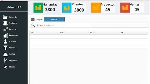 Formulario Java Swing AdminLte