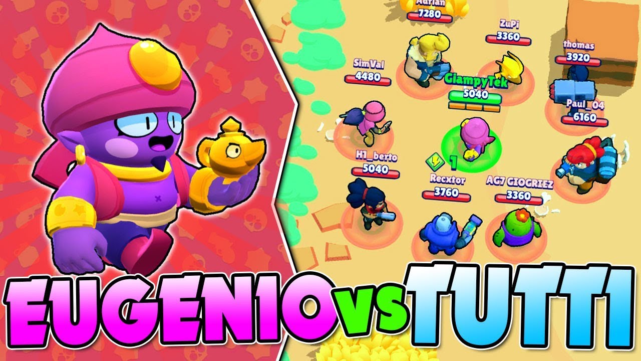 EUGENIO vs TUTTI I BRAWLER! QUANTO È FORTE!? - Brawl Stars ...