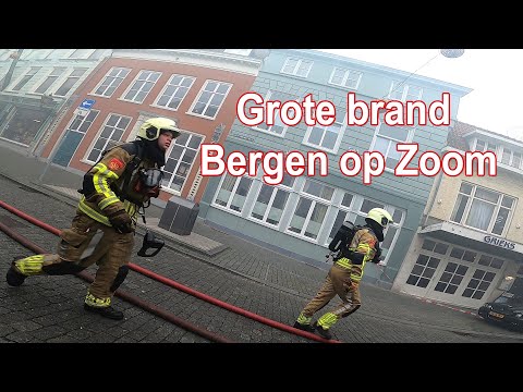 Snel bij de brand in Bergen op Zoom
