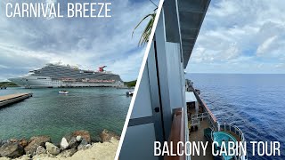 Carnival Breeze Balcony Cabin Tour - 8441