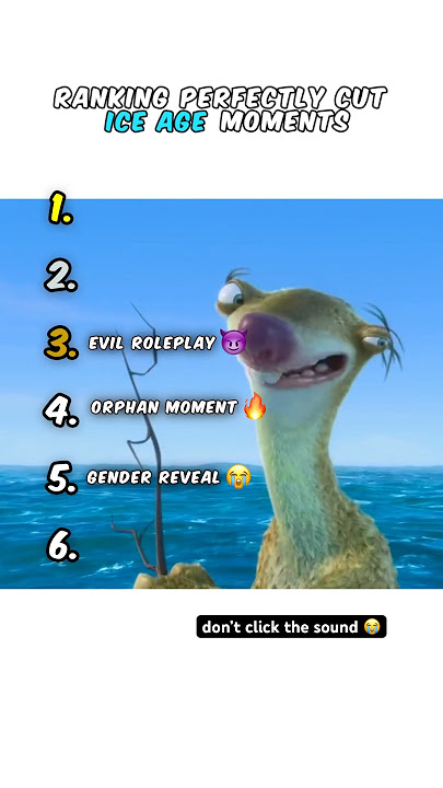 Ranking Ice Age Moments 😭