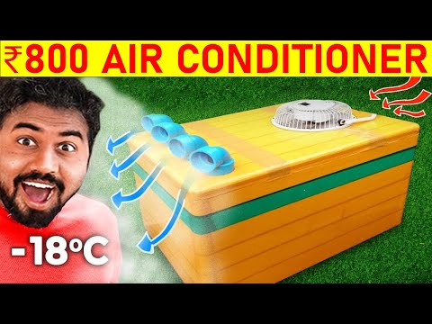 Turning Old Ice Box into Powerful Air Conditioner | DIY Air Conditioner | Mad Brothers