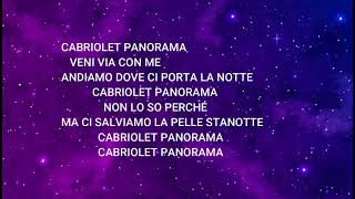 The Kolors - Cabriolet Panorama (Testo / Lyrics) Resimi