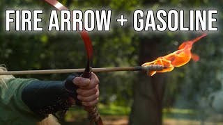 Testing a Flaming Arrow at My Chest (Real Test)