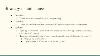 Parallel Databases