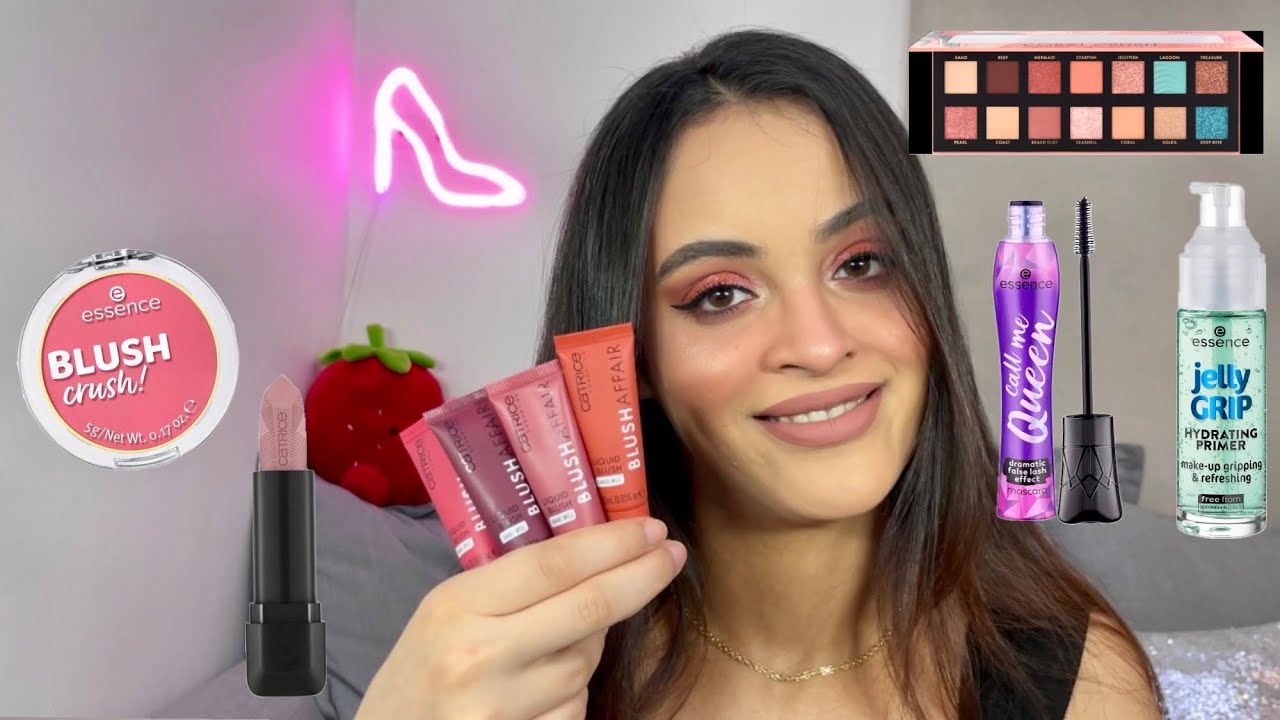 تجربه منتجات جديده من إيسنس و كاتريس💄إزاي اتعلمت ميكب!